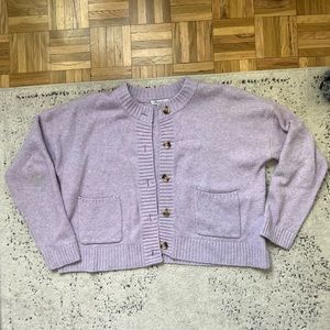 Madewell Lavender Cardigan